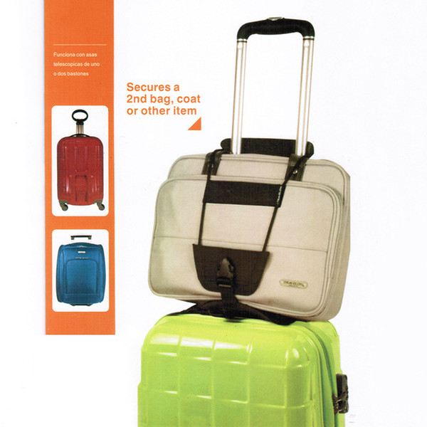 Belt for Luggages Adjustable Travel Luggage Suitcase Belt Add A Bag Strap Carry On Bungee Travel with BOPP Bag or Retail Bag