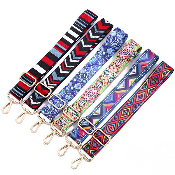 Colored Belt Bags Strap Accessories for Women Rainbow Adjustable Shoulder Hanger Handbag Straps Decorative Handle Ornament