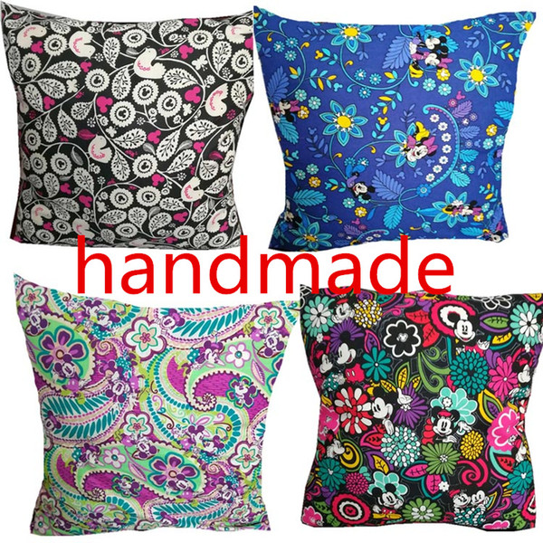 Bags cloth handmade cartton pattern cushion cover