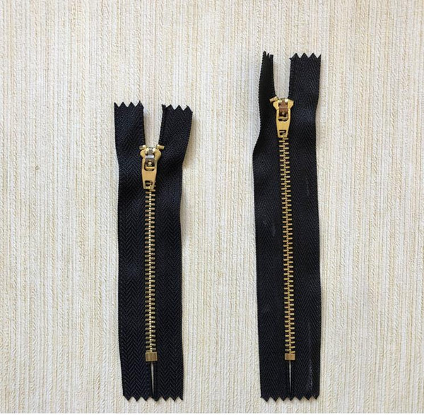 zipper with colored nylon cloth bag zipper mental materials