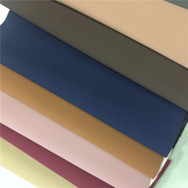 soft flat PU leather for handbags and shoes synthetic leathers nice touch handmade fabric