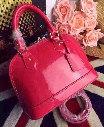 Top Quality ALMA BB PM Shell Bag Women Genuine Leather Handbags Flower Embossed Shoulder Bags With Lock Designer handbags Crossbody bag