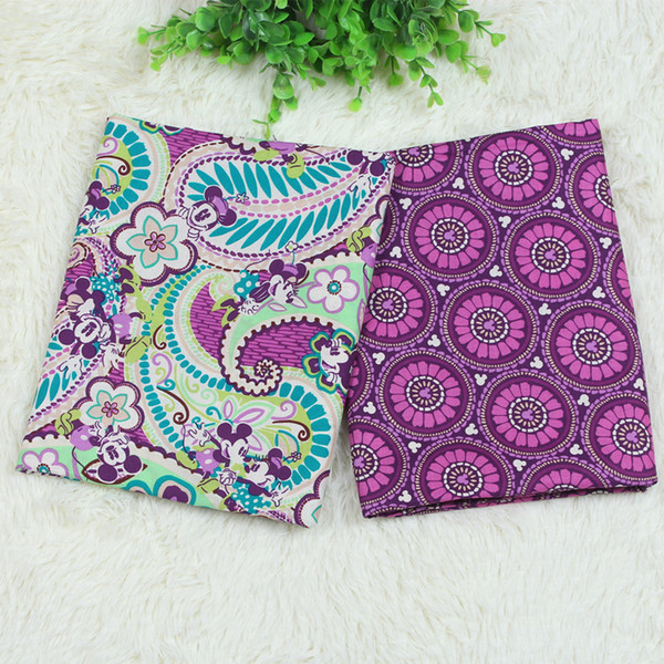 150cm width Cartoon flower Cotton fabric for diy cloth,clothing/pillow/handbag/bed special purpose fabrics