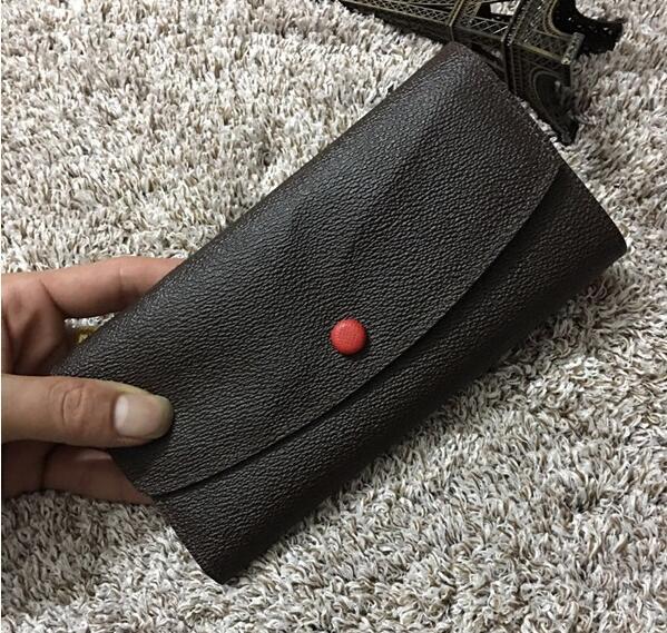 Free Shipping! Fashion designer clutch famous brand clutch Genuine leather wallet with box dust bag 60136