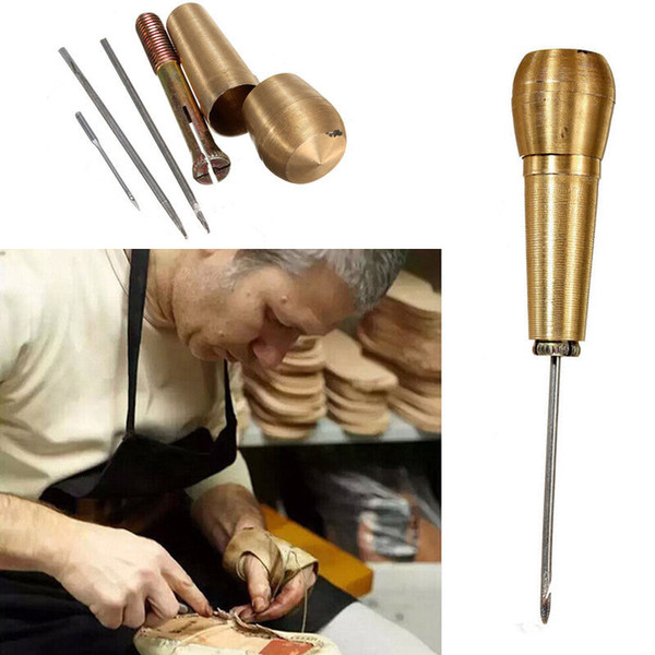 1set of Sewing Shoes Repair Tools Tools Needle Awl Leather Craft Kit Handtool