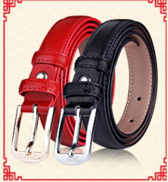 Red belt, canvas woven belt for men in the year of marriage, wedding gift belt, fashionable for young men and wome
