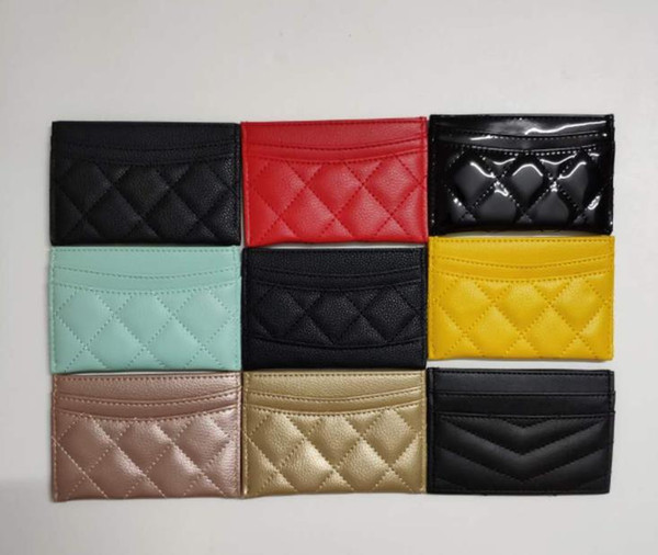 Hot sale ! New 2019 VIP counter gift Colorful fashion C PU leather mini card bag with dust bag ladies party gift
