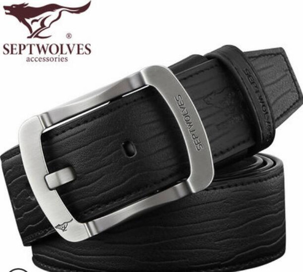 Belt male leisure cowhide belt male Korean version of the youth with all kinds of needle buckle belt genuine products