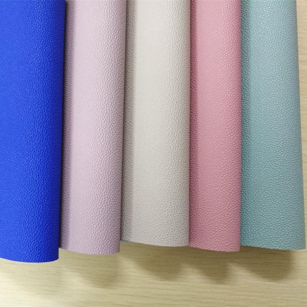 7.6*12inch 10pcs/set solid color leather vinyl fabric