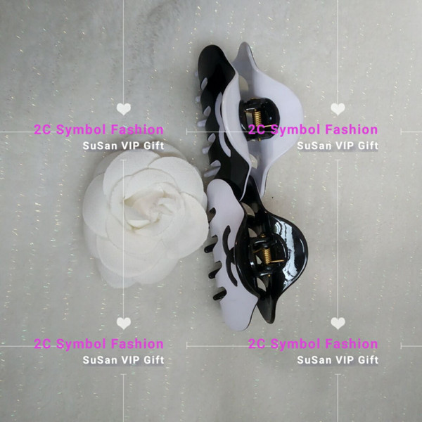 Acrylic Fashion Hair Claw collection Item Fashion Hair clips Accessories C mark party gift for souvenirs VIP counter gift