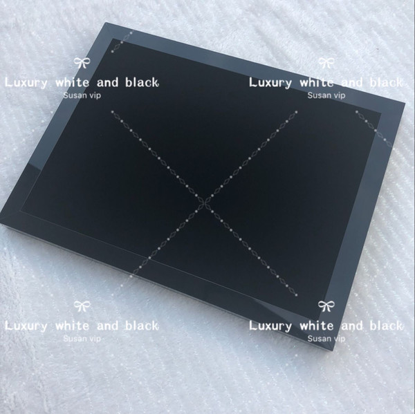 Classic fashion brand cosmetic case luxury makeup organizer bag tray with velvet mat toiletry box holder jewelry container tool xmas gift
