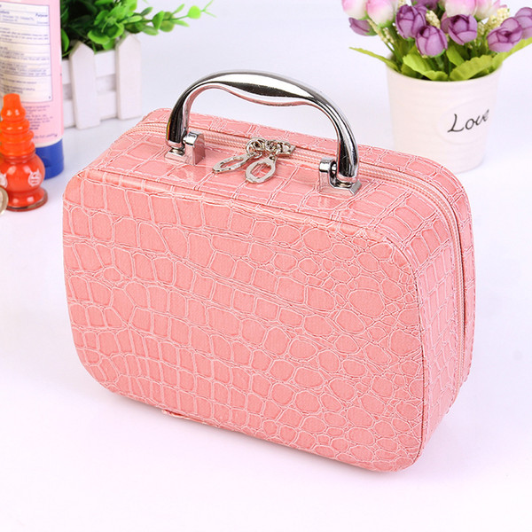 2018 Summer New Makeup bag Korean cute cosmetic box storage bag stone tattoo bridesmaid bag Factory Direct sales