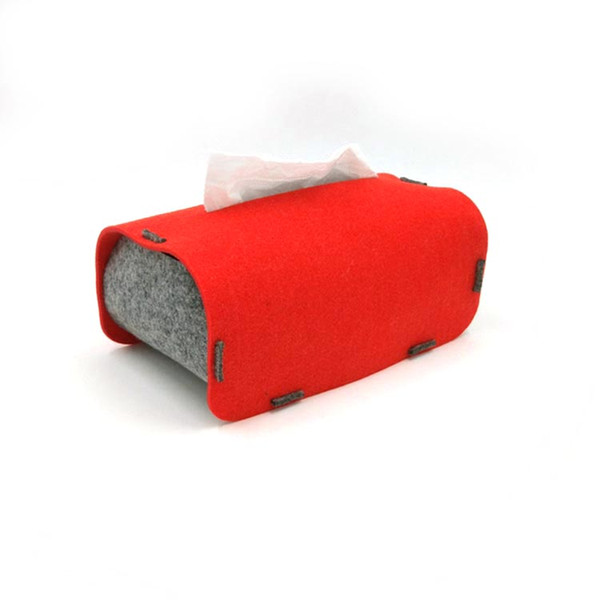 New felt tissue bags tissue receive bag drop shippi Can be customized and adding logo