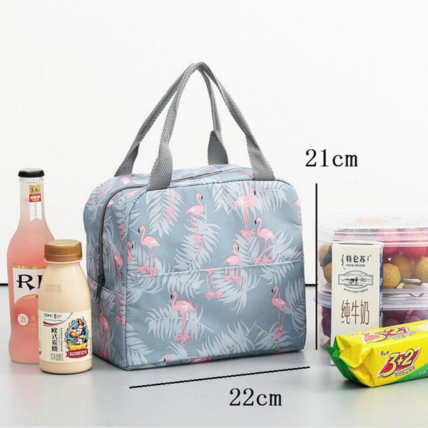 SHUJIN 2019 Portable Insulated Oxford Lunch Bags Thermal Picnic Lunch Bags For Women Kids Functional Pattern Cooler