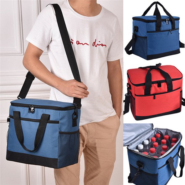 Women Men Unisex Insulated Lunch Bag Leakproof Thermal Bento Cooler Shoulder Bags Tote