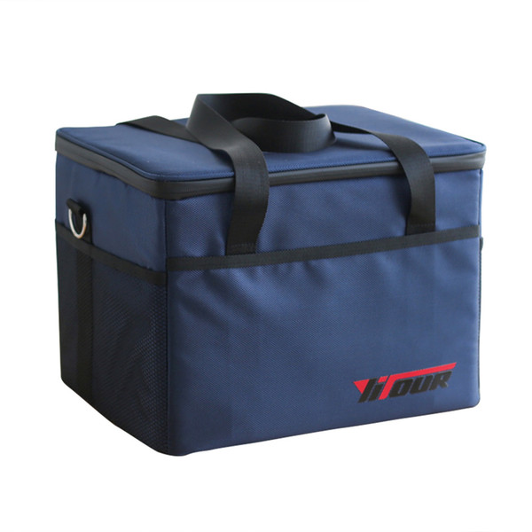 28L Large Capacity Insulated Lunch Bag Women Men Kids Waterproof Thermal Cooler Bag Box Square Oxford Storage Tote Lunch Bags