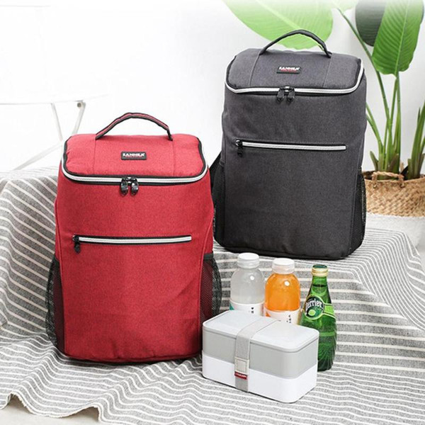 Insulation Package Lunch Box Bag Outdoor Picnic Bag Waterproof Oxford Cloth Insulation Package for Outdoor Camping Hiking BBQs