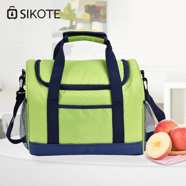 SIKOTE High Capacity Lunch Bags Picnic Friends Gathering Fresh Storage Portable Thermal Insulated Package Car Cooler Bag