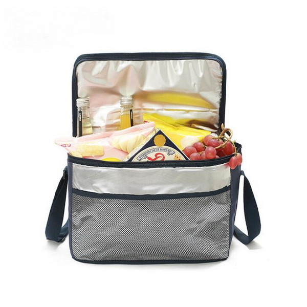 Stylish lunch picnic bag, lunch bag. Large capacity ice pack box bag outdoor picnic insulation cold storage bag