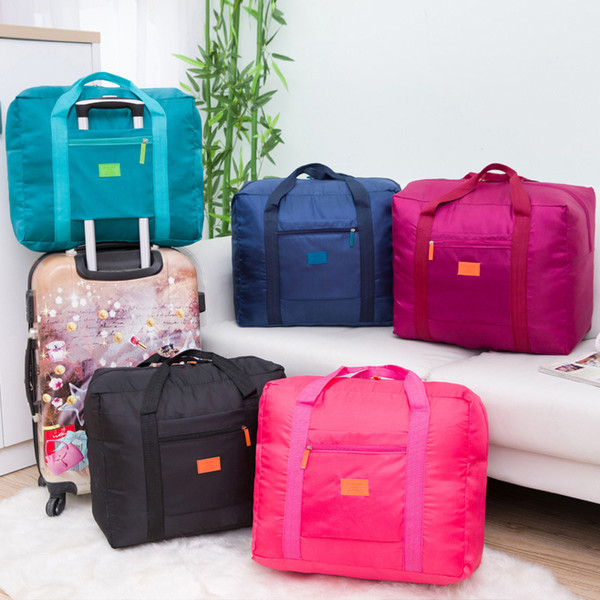 Foldable Multi Purpose Suitcase Adaptable Travel Bag,New Fashion Handbags Pvc Waterproof Nylon Foldable Women And Men Luggage Travel Bags