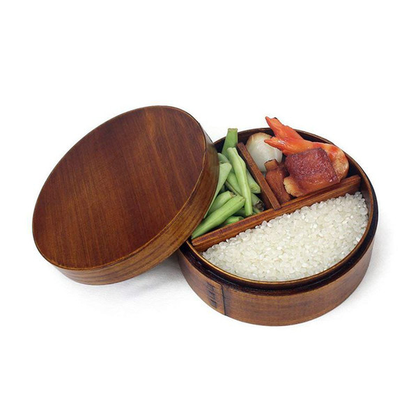 New Japanese Bento Boxes Wooden lunch box Sushi Portable Container Wooden container