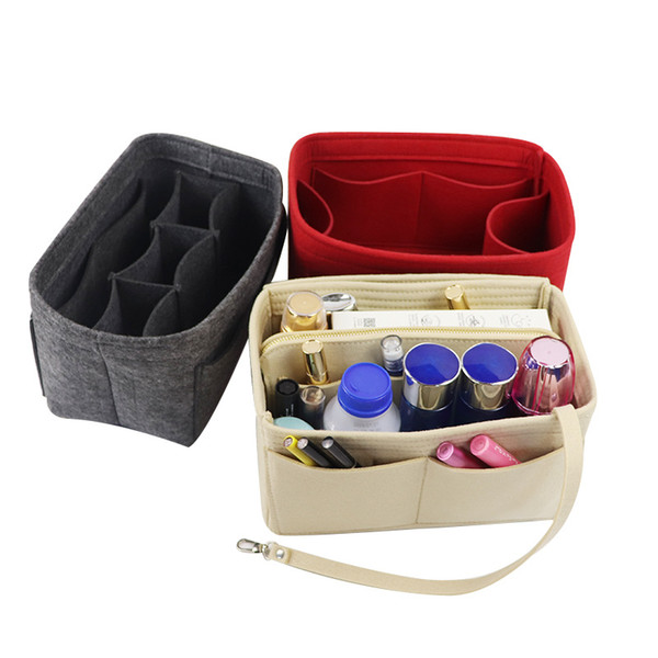 Purse Organizer Insert Felt Bag organizerwith zipper Handbag & Tote Shaper For Speedy Tote 4 Sizes Luxury Purse Organizer