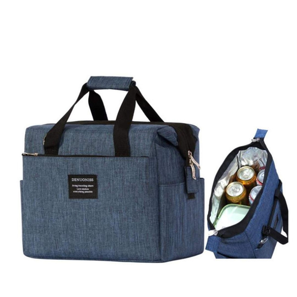 10L Portable Insulated Thermal Lunch Box Cooler Carry Tote Picnic Storage Bag Leisure Handbag shoulder Picnic Pouch Lunch bag