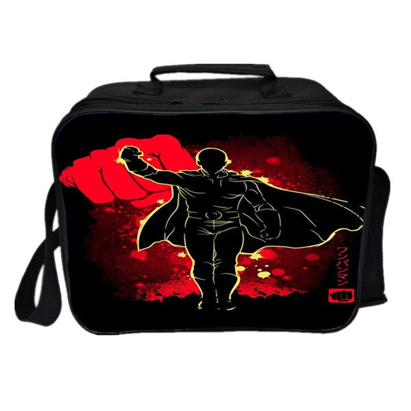 ONE PUNCH MAN Lunch Cooler Bag Insulation Bag Saitama New Beautiful Students Men Women Boys Girls Travel Picnic Insulation