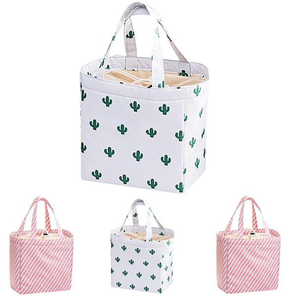 New Fresh Insulation Cold Bales Thermal Oxford Lunch Bag Waterproof Unisex Leisure Bag Cute Flamingo Cuctas Tote #YL15