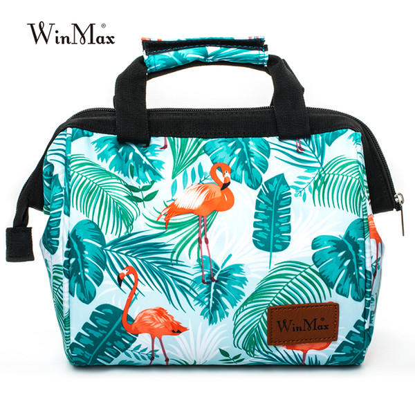 Winmax Brand Women Men Fashion Icepack Container Thermal Insulated Picnic Cooler Lunch Bags for Kids Tote Portable Lunchbox