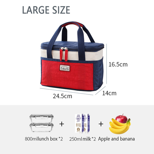 lunch bag thermal insulated bag kids women men casual cooler thermal picnic thermo lunch box