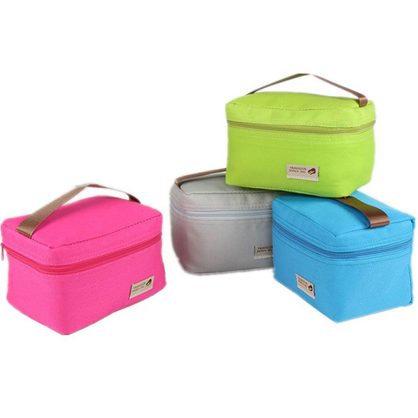 Travel Oxford Tinfoil Insulated Cooler Thermal Picnic Lunch Bag Waterproof Tote Lunch Bag for Kids Adult