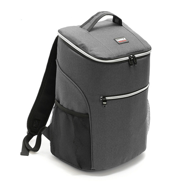 20L 600D oxford big cooler bag lunch picnic box insulated cool backpack ice pack fresh thermal shoulder bags