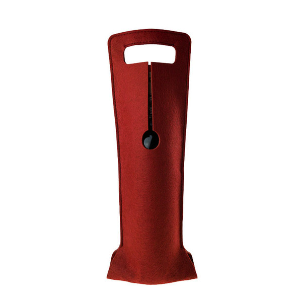 Contracted felt wine bag elegant red wine packaging Bag Organizer drop shippi Can be customized and adding logo