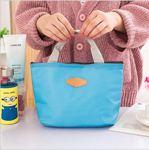 Fashion Thermal Cooler Insulated Waterproof Lunch Carry Storage Picnic Food Waterproof Travel Tote Bag