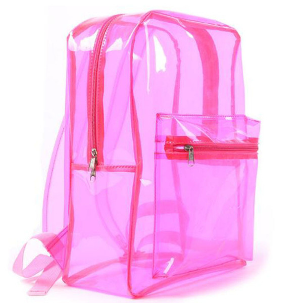 Transparent Backpacks Woman Waterproof Girls Beach Bag Daypack Female Backpack Party Travel Bag Girl Summer Bags