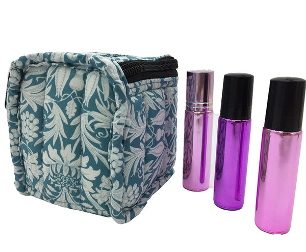 9 Bottles Essential Oil Carrying Case Shockproof Double Zipper Essential Oils Organizer Travel Bag Suitable for 5ml,10ml,15ml.Bottles