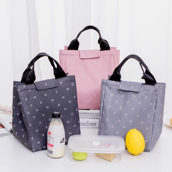 Fashion simple insulation lunch bag lunch box insulation package picnic ice bag Oxford cloth freezer