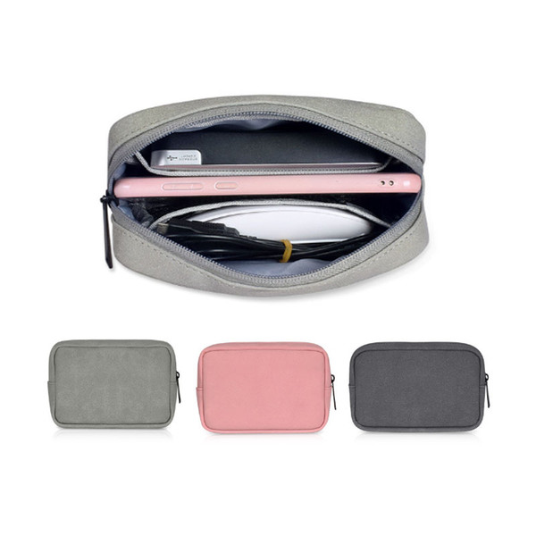 Storage bag, data cable storage bag, mobile power protection cover, USB charger bag, waterproof 12 inches