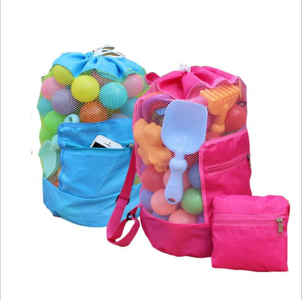 kids Toy Bag Sandy Beach Pouch Toy Storage Shells Pouch Tool Bag Organizer Shell Receive Storage Bags CNY1245