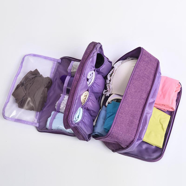 Wholesale Large waterproof Traveling Bag Organizer for Clothes Socks and underwear women make up bags cosmetic bags