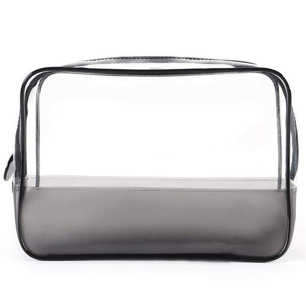 PVC Transparent Women Cosmetic Bag Waterproof Plastic Travel Organizer Bag Ladies Environmental Protection Makeup Storage Bags #305910