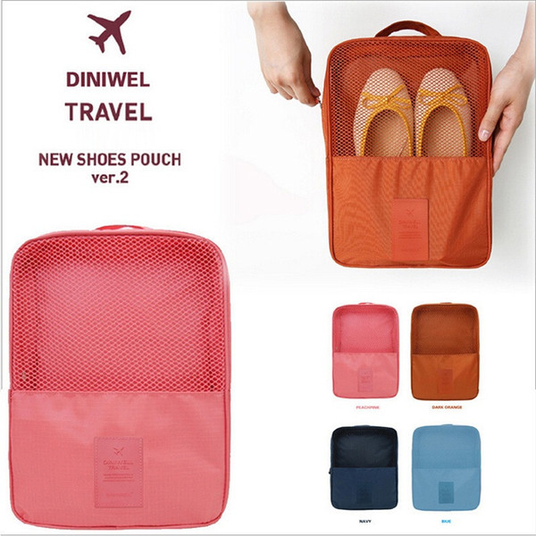 Travel Shoes Storage Bag Portable Travel Wash Bag Tourism Waterproof Shoes Bag Quartet Package Cosmetic Bags K64