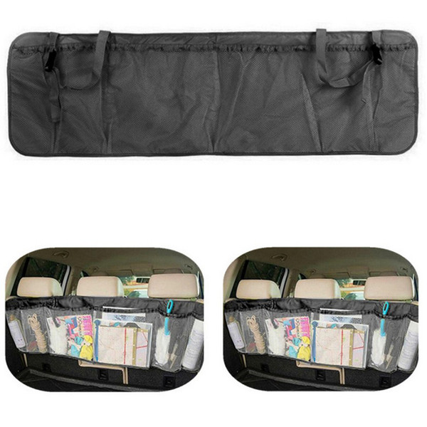 Auto Multifunctional Foldable Car Organizer Boot Trash Hanging Storage Bags for Car Seat Capacity Storage Pouch 3 Colors