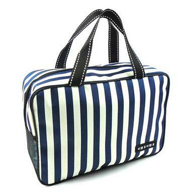 5 color large capacity stripes toiletry bags waterproof makeup bag Ms man business outdoor travel Organizer Cosmetic Receive bag