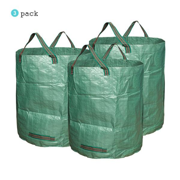 Gardening Tool Bag Reusable Heavy Duty Plastic Gardening Waste Bags Lawn Pool Yard Lawn Garden Leaf Waste Bag Collector