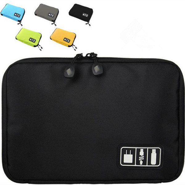 New Arrival Bubm Hard Drive Earphone Cables Usb Flash Drives Storage Travel Case Digital Cable Organizer Bag 5 colors F201723