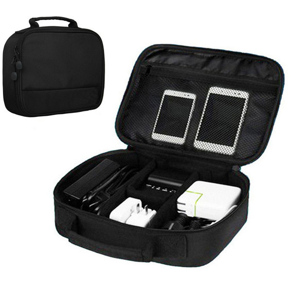 Digital Gadget Devices Storage Bag Tablet Travel For iPhone Organizer USB Cable Earphone Case Accessory Pouch