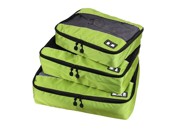 Cube Storage Bags Clothes Underwear Socks Shoes Bag Travel Luggage Organizer Packing Cubes set Pouch 3pcs