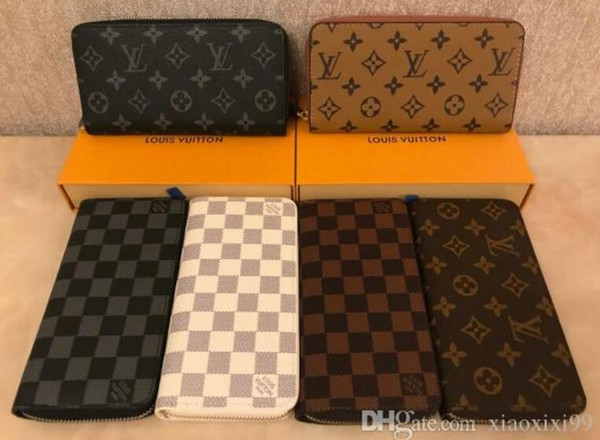 Women's Wallet Ladies Leather PU Purses Hasp Clutch Long Zipper Phone Holder 2019 Female Wallets 60017
